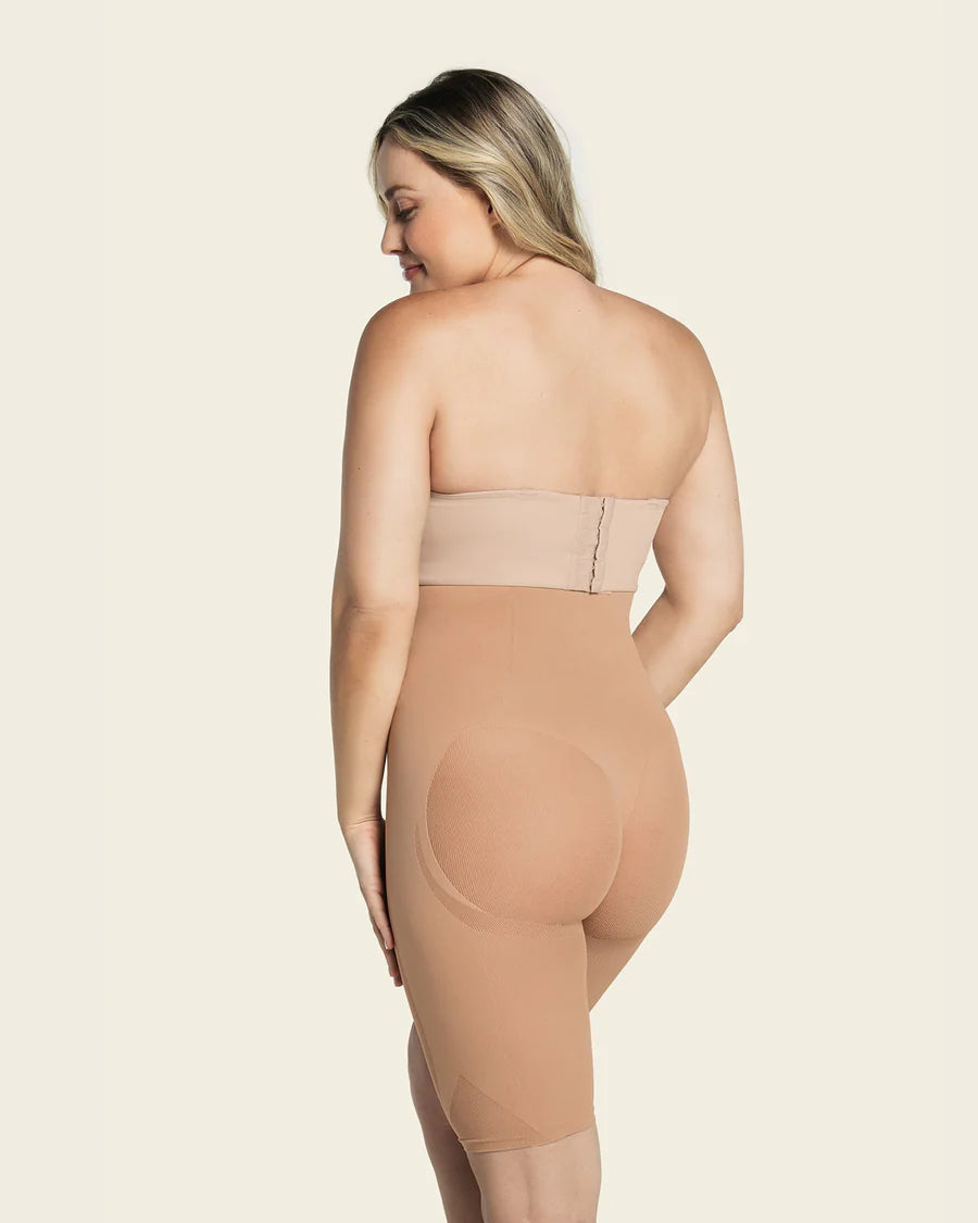 012807 Seamless High Waist Shapewear With Thigh Compression