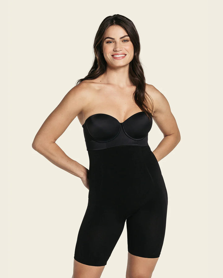 012807 Seamless High Waist Shapewear With Thigh Compression