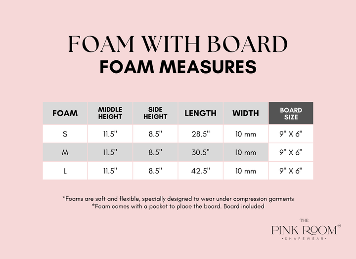 Abdominal Lipo Foam For Skin Protection with Central Board Torso T007