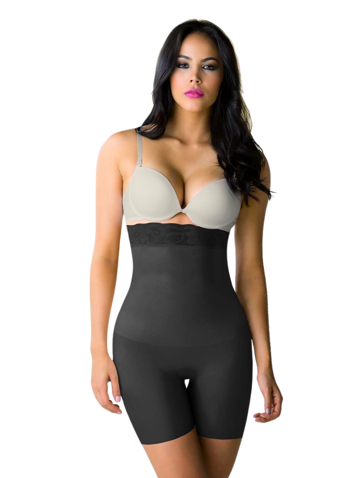Seamless hi-waisted short