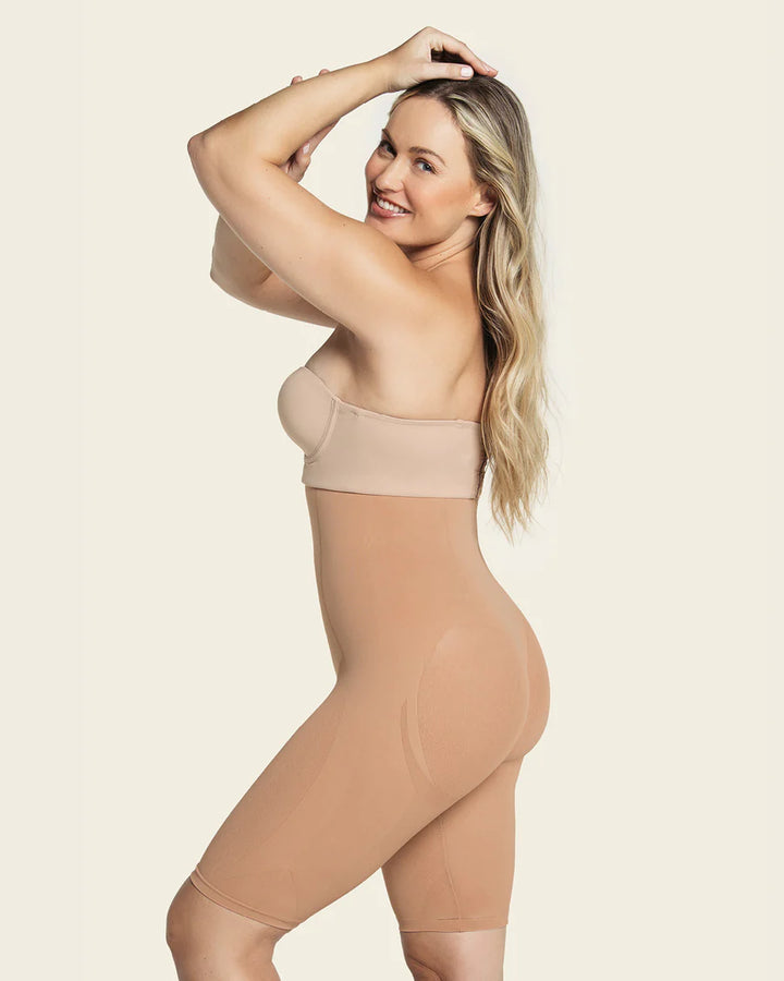 012807 Seamless High Waist Shapewear With Thigh Compression