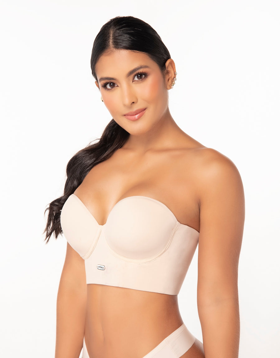 Strapless bra