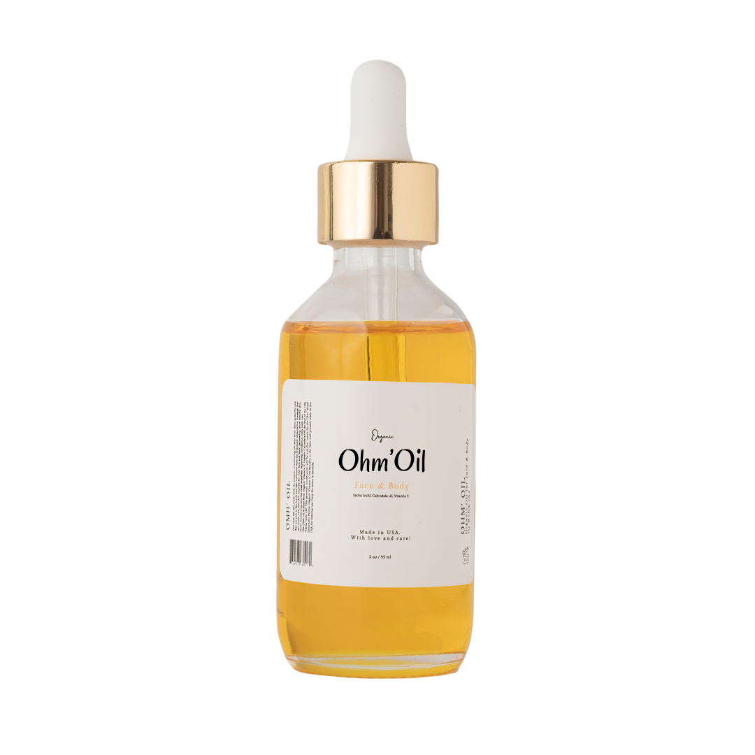 Organic oil for body and face